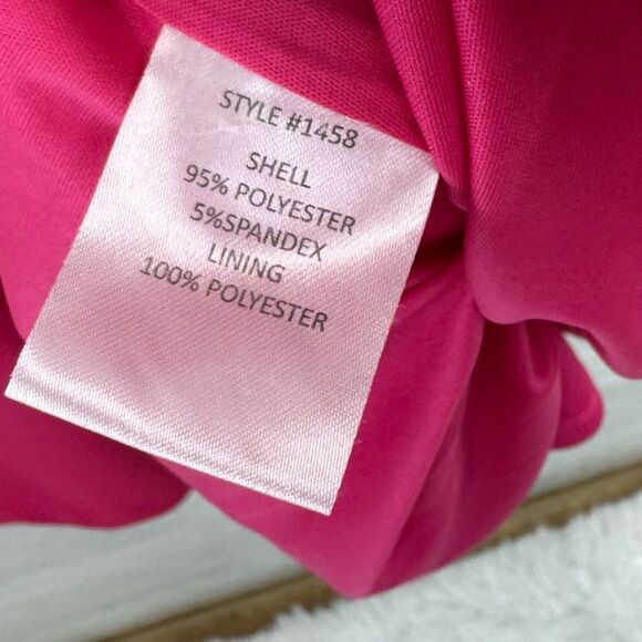 Anthropologie Hutch Vicki Textured Fit & Flare Pink Dress Large - Picture 5 of 5